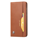 For Xiaomi Mi 11T / 11T Pro Knead Skin Texture Horizontal Flip Leather Case with Photo Frame & Holder & Card Slots & Wallet(Brown)