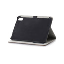 Cross & Sheepskin Texture Horizontal Flip Leather Tablet Case with Holder & Card Slots & Wallet For iPad mini 6(Brown)