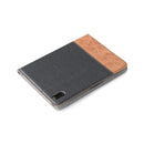 Cross & Sheepskin Texture Horizontal Flip Leather Tablet Case with Holder & Card Slots & Wallet For iPad mini 6(Grey)
