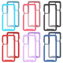 For Motorola Edge 20 Pro Starry Sky Solid Color Series Shockproof PC + TPU Protective Case(Black)
