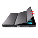 3-folding Horizontal Flip Honeycomb TPU Shockproof + PU Leather Tablet Case with Holder For iPad mini 6(Black)