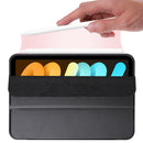 3-folding Horizontal Flip Honeycomb TPU Shockproof + PU Leather Tablet Case with Holder For iPad mini 6(Black)