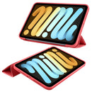 3-folding Horizontal Flip Honeycomb TPU Shockproof + PU Leather Tablet Case with Holder For iPad mini 6(Red)