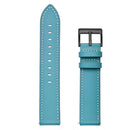 For Samsung Galaxy Watch4 40mm/44mm Leather Watch Band(Blue)