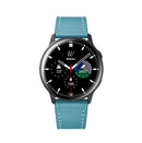 For Samsung Galaxy Watch4 40mm/44mm Leather Watch Band(Blue)