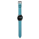 For Samsung Galaxy Watch4 40mm/44mm Leather Watch Band(Blue)