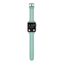 Hollow Out Silicone Watch Band For Apple Watch Series 7 45mm / 6&SE&5&4 44mm / 3&2&1 42mm(Emerald)