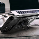 For iPhone 13 Pro Max Sliding Camera Cover Design Precise Hole TPU+PC Protective Case (Black)