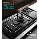 For iPhone 13 Pro Max Sliding Camera Cover Design Precise Hole TPU+PC Protective Case (Black)