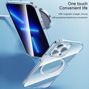 For iPhone 13 Pro Max ROCK Transparent Magnetic Shockproof Protective Case