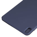Horizontal Flip Ultra-thin Fixed Buckle Magnetic PU Tablet Case With Three-folding Holder & Sleep / Wake-up Function For iPad mini 6(Dark Blue)