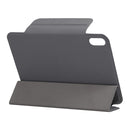 Horizontal Flip Ultra-thin Fixed Buckle Magnetic PU Tablet Case With Three-folding Holder & Sleep / Wake-up Function For iPad mini 6(Dark Grey)