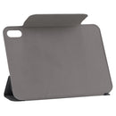 Horizontal Flip Ultra-thin Fixed Buckle Magnetic PU Tablet Case With Three-folding Holder & Sleep / Wake-up Function For iPad mini 6(Dark Grey)