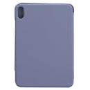 Horizontal Flip Ultra-thin Fixed Buckle Magnetic PU Tablet Case With Three-folding Holder & Sleep / Wake-up Function For iPad mini 6(Purple)