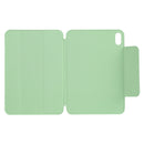 Horizontal Flip Ultra-thin Fixed Buckle Magnetic PU Tablet Case With Three-folding Holder & Sleep / Wake-up Function For iPad mini 6(Mint Green)
