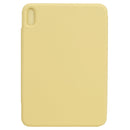 Horizontal Flip Ultra-thin Fixed Buckle Magnetic PU Tablet Case With Three-folding Holder & Sleep / Wake-up Function For iPad mini 6(Yellow)