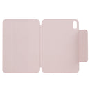 Horizontal Flip Ultra-thin Fixed Buckle Magnetic PU Tablet Case With Three-folding Holder & Sleep / Wake-up Function For iPad mini 6(Pink)