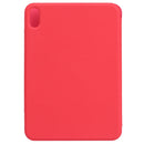 Horizontal Flip Ultra-thin Double-sided Clip Non-buckle Magnetic PU Tablet Case With Three-folding Holder & Sleep / Wake-up Function For iPad mini 6(Red)
