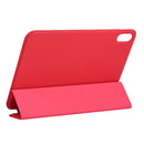 Horizontal Flip Ultra-thin Double-sided Clip Non-buckle Magnetic PU Tablet Case With Three-folding Holder & Sleep / Wake-up Function For iPad mini 6(Red)