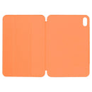 Horizontal Flip Ultra-thin Double-sided Clip Non-buckle Magnetic PU Tablet Case With Three-folding Holder & Sleep / Wake-up Function For iPad mini 6(Orange)
