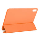 Horizontal Flip Ultra-thin Double-sided Clip Non-buckle Magnetic PU Tablet Case With Three-folding Holder & Sleep / Wake-up Function For iPad mini 6(Orange)