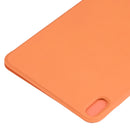 Horizontal Flip Ultra-thin Double-sided Clip Non-buckle Magnetic PU Tablet Case With Three-folding Holder & Sleep / Wake-up Function For iPad mini 6(Orange)