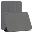 Horizontal Flip Ultra-thin Double-sided Clip Non-buckle Magnetic PU Tablet Case With Three-folding Holder & Sleep / Wake-up Function For iPad mini 6(Dark Grey)