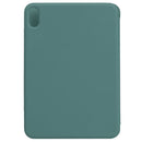 Horizontal Flip Ultra-thin Double-sided Clip Non-buckle Magnetic PU Tablet Case With Three-folding Holder & Sleep / Wake-up Function For iPad mini 6(Pine Needle Green)