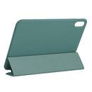 Horizontal Flip Ultra-thin Double-sided Clip Non-buckle Magnetic PU Tablet Case With Three-folding Holder & Sleep / Wake-up Function For iPad mini 6(Pine Needle Green)