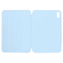 Horizontal Flip Ultra-thin Double-sided Clip Non-buckle Magnetic PU Tablet Case With Three-folding Holder & Sleep / Wake-up Function For iPad mini 6(Sky Blue)
