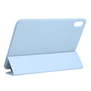 Horizontal Flip Ultra-thin Double-sided Clip Non-buckle Magnetic PU Tablet Case With Three-folding Holder & Sleep / Wake-up Function For iPad mini 6(Sky Blue)