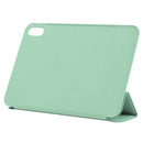Horizontal Flip Ultra-thin Double-sided Clip Non-buckle Magnetic PU Tablet Case With Three-folding Holder & Sleep / Wake-up Function For iPad mini 6(Mint Green)
