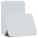 Horizontal Flip Ultra-thin Double-sided Clip Non-buckle Magnetic PU Tablet Case With Three-folding Holder & Sleep / Wake-up Function For iPad mini 6(Grey)