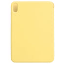 Horizontal Flip Ultra-thin Double-sided Clip Non-buckle Magnetic PU Tablet Case With Three-folding Holder & Sleep / Wake-up Function For iPad mini 6(Yellow)
