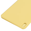 Horizontal Flip Ultra-thin Double-sided Clip Non-buckle Magnetic PU Tablet Case With Three-folding Holder & Sleep / Wake-up Function For iPad mini 6(Yellow)