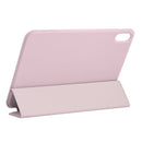 Horizontal Flip Ultra-thin Double-sided Clip Non-buckle Magnetic PU Tablet Case With Three-folding Holder & Sleep / Wake-up Function For iPad mini 6(Pink)
