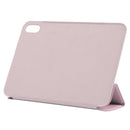Horizontal Flip Ultra-thin Double-sided Clip Non-buckle Magnetic PU Tablet Case With Three-folding Holder & Sleep / Wake-up Function For iPad mini 6(Pink)