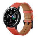For Samsung Galaxy Watch 3 41mm Leather Watch Band(Red)