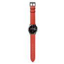For Samsung Galaxy Watch 3 41mm Leather Watch Band(Red)