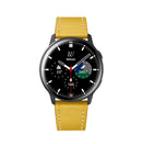 For Samsung Galaxy Watch 3 41mm Leather Watch Band(Yellow)