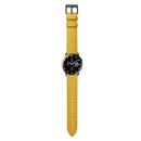 For Samsung Galaxy Watch 3 41mm Leather Watch Band(Yellow)