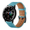 For Samsung Galaxy Watch 3 41mm Leather Watch Band(Blue)