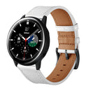 For Samsung Galaxy Watch 3 41mm Leather Watch Band(White)