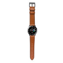 For Samsung Galaxy Watch 3 41mm Leather Watch Band(Brown)