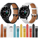 For Samsung Galaxy Watch 3 41mm Leather Watch Band(Yellow)
