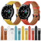 For Samsung Galaxy Watch 46mm Leather Watch Band(Black)