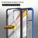 For Motorola Moto G60 Starry Sky Solid Color Series Shockproof PC + TPU Protective Case with PET Film(Royal Blue)