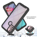 For Motorola Moto G30 / G10 / G10 Power Starry Sky Solid Color Series Shockproof PC + TPU Protective Case with PET Film(Black)