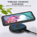 For Motorola Moto G30 / G10 / G10 Power Starry Sky Solid Color Series Shockproof PC + TPU Protective Case with PET Film(Black)