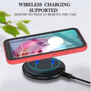 For Motorola Moto G30 / G10 / G10 Power Starry Sky Solid Color Series Shockproof PC + TPU Protective Case with PET Film(Red)